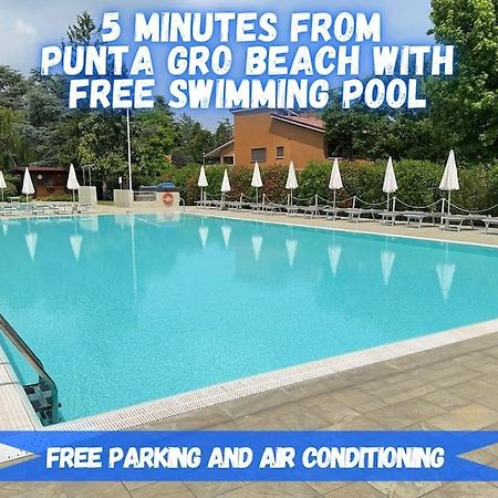 5' From Punta Gro Beach With Free Swimming Pool Sirmione Kültér fotó